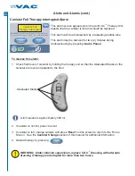 Preview for 44 page of KCI ActiV.A.C. International User Manual