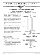 Keating Of Chicago 23897 Service Instructions preview