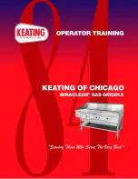 Keating Of Chicago MIRACLEAN Operator'S Training  Manual preview