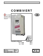 KEB COMBIVERT F5 Series Installation Manual preview