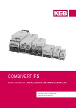 KEB COMBIVERT F5 Series Instructions For Use Manual preview