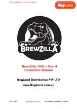 KegLand BrewZilla 100L - Gen 4 Instruction Manual preview