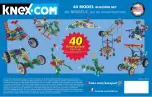 Preview for 13 page of K'Nex 40 MODEL BUILDING SET Manual