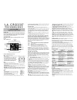 Preview for 1 page of La Crosse C86371 Quick Setup Manual