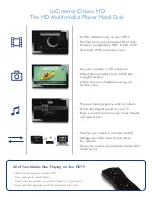 Preview for 2 page of LaCie LaCinema Classic HD Datasheet