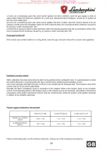 Preview for 105 page of Lamborghini Caloreclima LMB G 300 Installation, Use And Maintenance Manual