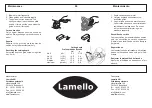 Preview for 50 page of Lamello Classic X Operating Instructions Manual