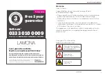 Preview for 2 page of Lamona LAM6000 Instructions And Installation