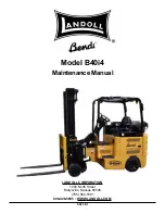 Landoll Bendi B40i4 Maintenance Manual preview