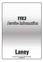 Laney TFX3 Service Information preview