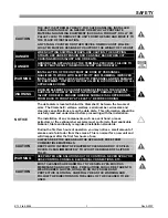 Preview for 3 page of Lang Electric Clamshell CSE12-208VCD Installation, Operation And Maintenance Instructions