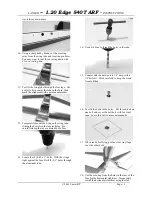 Preview for 3 page of Lanier R/C MARINER 40 MK II ARF Manual