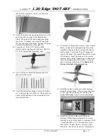 Preview for 4 page of Lanier R/C MARINER 40 MK II ARF Manual