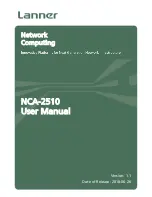 Lanner NCA-2510 User Manual preview