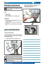 Preview for 22 page of Larius Jolly Operating And Maintenance Instruction Manual