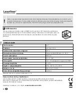 Preview for 36 page of LaserLine SuperCross-Laser 2P Operating Instructions Manual