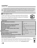 Preview for 60 page of LaserLine SuperCross-Laser 2P Operating Instructions Manual