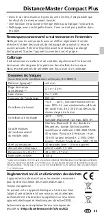 Preview for 33 page of LaserLiner DistanceMaster Compact Plus Operating Instructions Manual