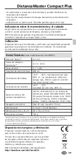 Preview for 39 page of LaserLiner DistanceMaster Compact Plus Operating Instructions Manual