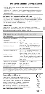 Preview for 45 page of LaserLiner DistanceMaster Compact Plus Operating Instructions Manual