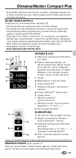 Preview for 47 page of LaserLiner DistanceMaster Compact Plus Operating Instructions Manual