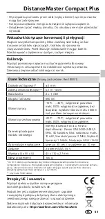 Preview for 51 page of LaserLiner DistanceMaster Compact Plus Operating Instructions Manual