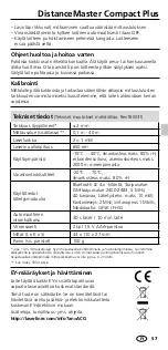 Preview for 57 page of LaserLiner DistanceMaster Compact Plus Operating Instructions Manual