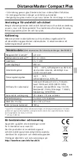 Preview for 69 page of LaserLiner DistanceMaster Compact Plus Operating Instructions Manual