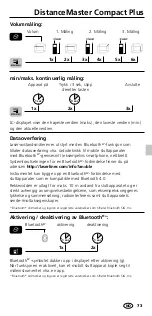 Preview for 73 page of LaserLiner DistanceMaster Compact Plus Operating Instructions Manual