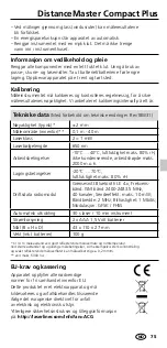 Preview for 75 page of LaserLiner DistanceMaster Compact Plus Operating Instructions Manual