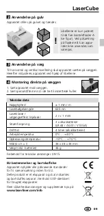 Preview for 9 page of LaserLiner LaserCube Operating Instructions Manual