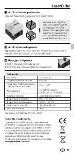 Preview for 15 page of LaserLiner LaserCube Operating Instructions Manual