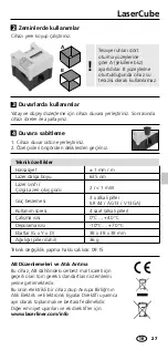 Preview for 27 page of LaserLiner LaserCube Operating Instructions Manual