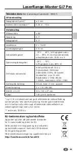 Preview for 43 page of LaserLiner LaserRange-Master Gi7 Pro Operating Instructions Manual