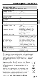 Preview for 53 page of LaserLiner LaserRange-Master Gi7 Pro Operating Instructions Manual