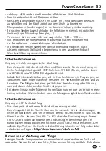 Preview for 3 page of LaserLiner PowerCross-Laser 8 S Operating Instructions Manual