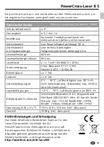 Preview for 13 page of LaserLiner PowerCross-Laser 8 S Operating Instructions Manual