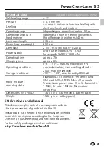 Preview for 25 page of LaserLiner PowerCross-Laser 8 S Operating Instructions Manual