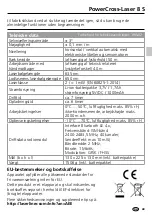 Preview for 49 page of LaserLiner PowerCross-Laser 8 S Operating Instructions Manual