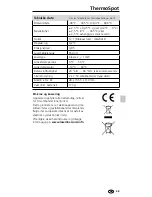 Preview for 49 page of LaserLiner ThermoSpot Operating Instructions Manual