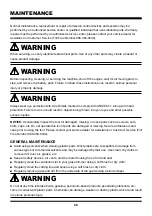 Preview for 28 page of LawnMaster NPTGSP2517A Operator'S Manual