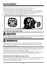 Preview for 33 page of LawnMaster NPTGSP2517A Operator'S Manual