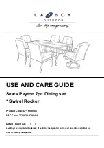 Preview for 11 page of LAZBOY D71 M80905 Use And Care Manual