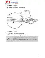 Preview for 18 page of MA Technology Notebook User Manual