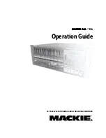 Mackie MDR 24/96 Operation Manual preview