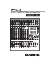 Mackie PPM1012 Owner'S Manual preview