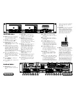 Preview for 2 page of Mackie Sound Palette SP2400 Quick Start Manual