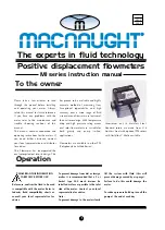 Preview for 1 page of Macnaught M1 Series Instruction Manual