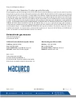 Preview for 160 page of Macurco GD-6 Operation Manual