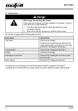 Preview for 12 page of Mafell MT55 18M bl Operating/Safety Instructions Manual